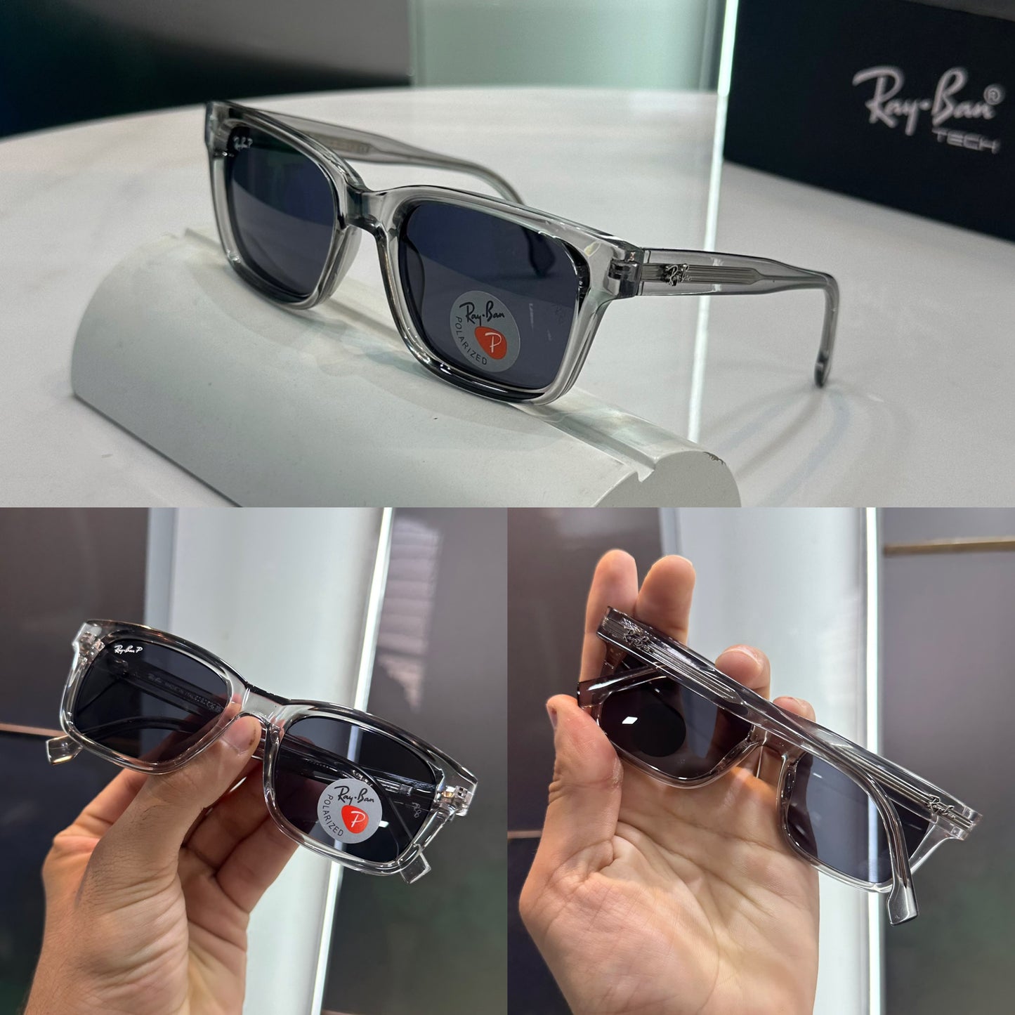 Rayban All Grey Premium Shades 7701