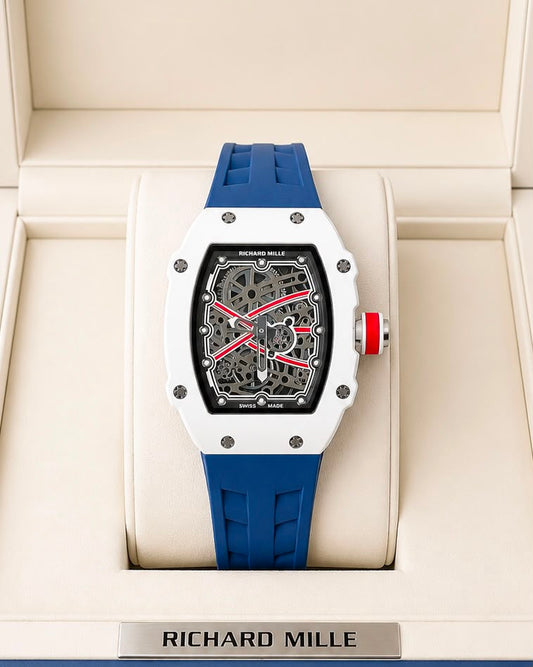 *Richard Mille RM UP-01 Ferrari Ultraflat  Titanium Silver Dial  Limited Edition😍*