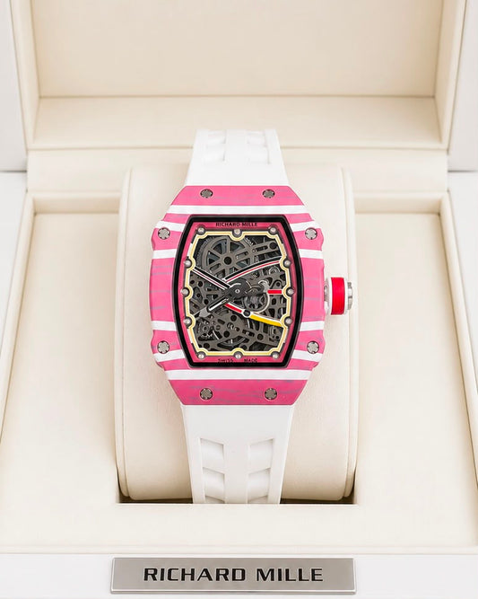 *Richard Mille RM UP-01 Ferrari Ultraflat  Titanium Silver Dial  Limited Edition😍*