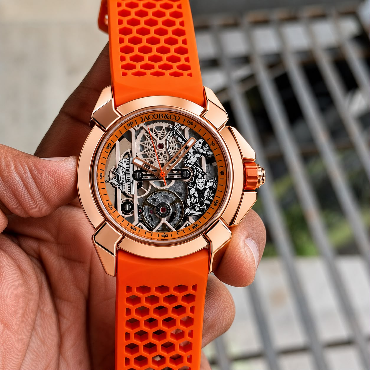 Jacob & co  Jai Shree Ram Edition      Super Demanded Article Now Available At Pocket Friendly Budget   Quartz  Swiss Smooth Movement