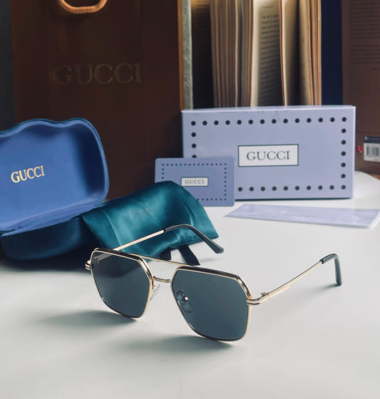 GUCCI SUNGLASSES  UNISEX AVIATOR MODEL