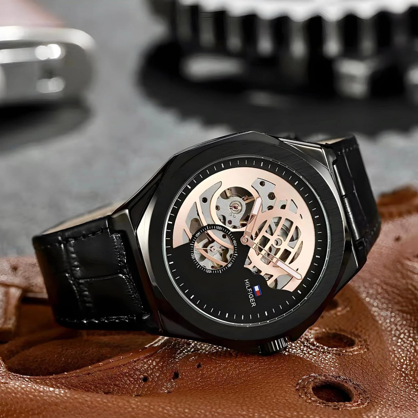 Tommy Hilfiger Automatic Skeleton Watch