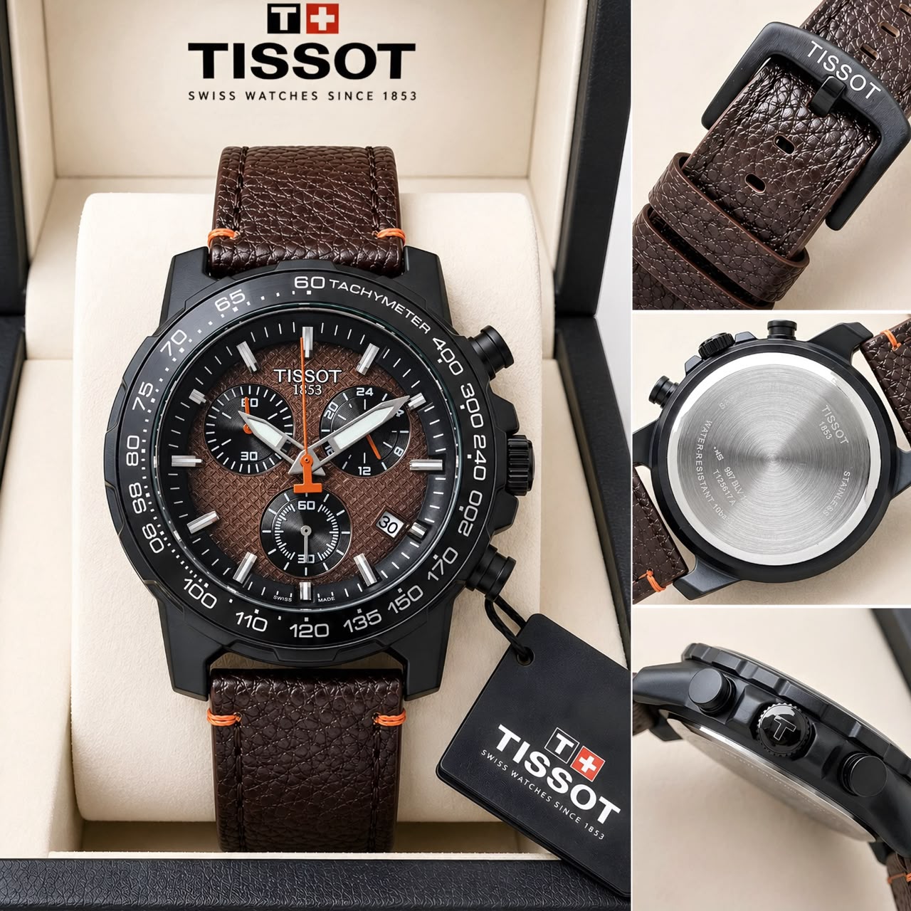 TISSOT. A timepiece built for performance, Inspired by the intensity of the court, this Supersport Chrono Basketball Edition combines Swiss precision with athletic energy. ⌚