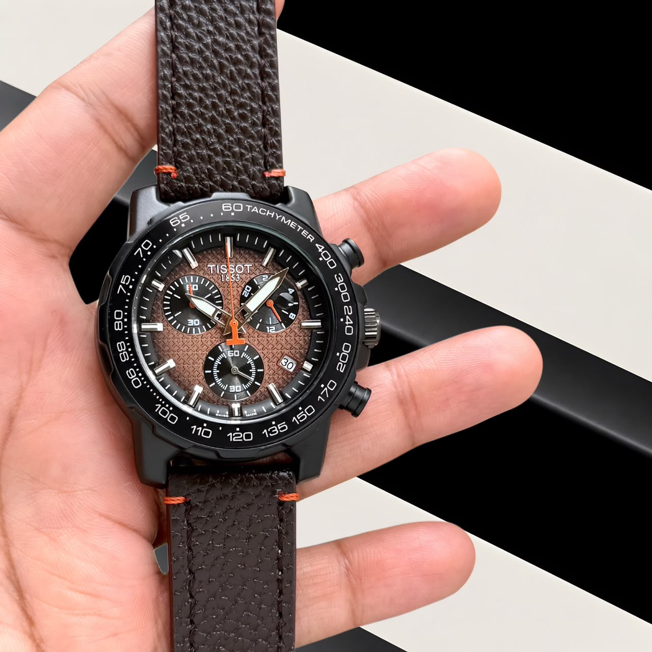 TISSOT. A timepiece built for performance, Inspired by the intensity of the court, this Supersport Chrono Basketball Edition combines Swiss precision with athletic energy. ⌚