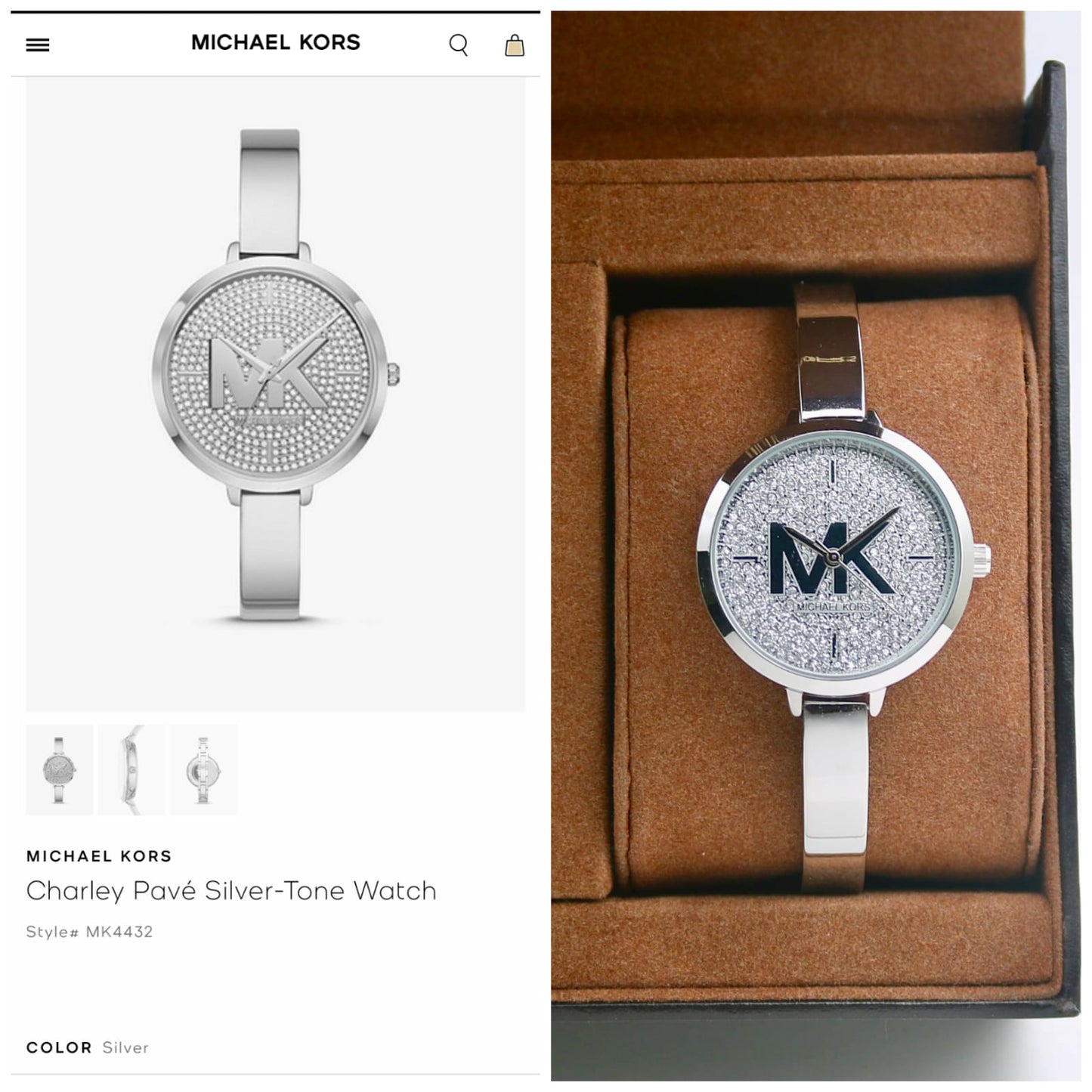 🌟 Michael Kors Exclusive Watch Available & Ready to ship same day.
