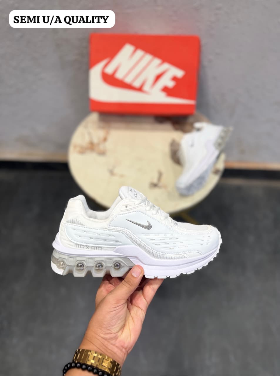 NIKE SHOK ELITE TRIPPLE WHITE