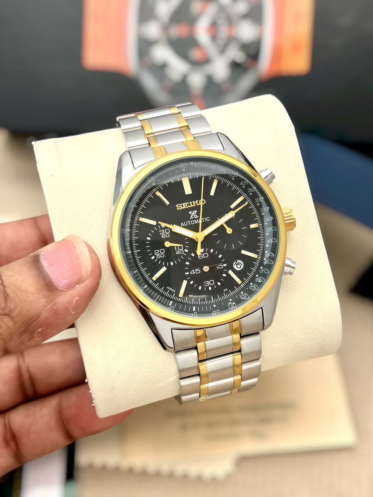 FIRST TIME IN HISTORY seiko  WATCH AUTOMATIC ANTI ALLERGIC METAL BELT TO AMAZE CUSTOMER✅