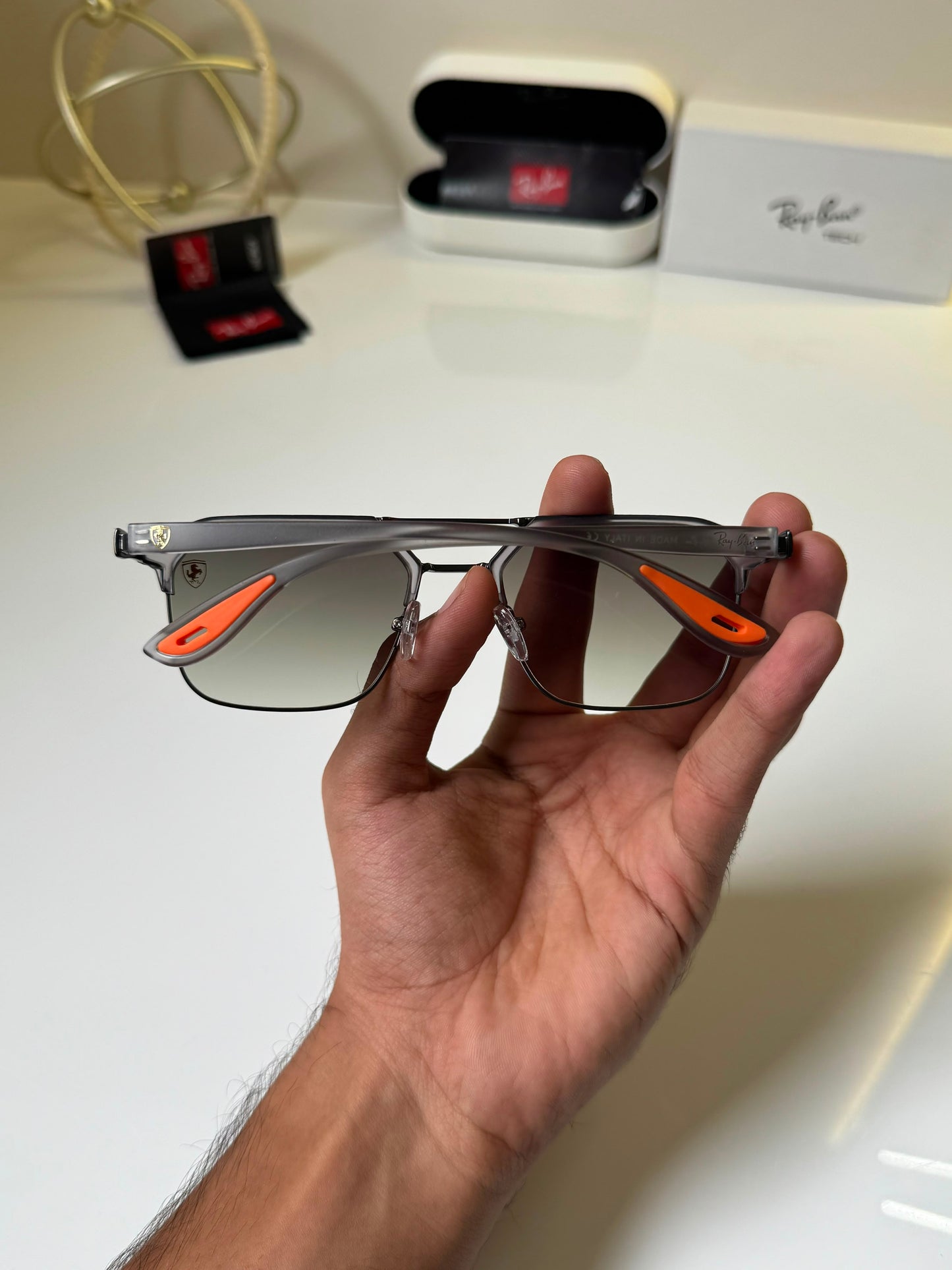 Rayban 04 Grey Green Shaded🔥