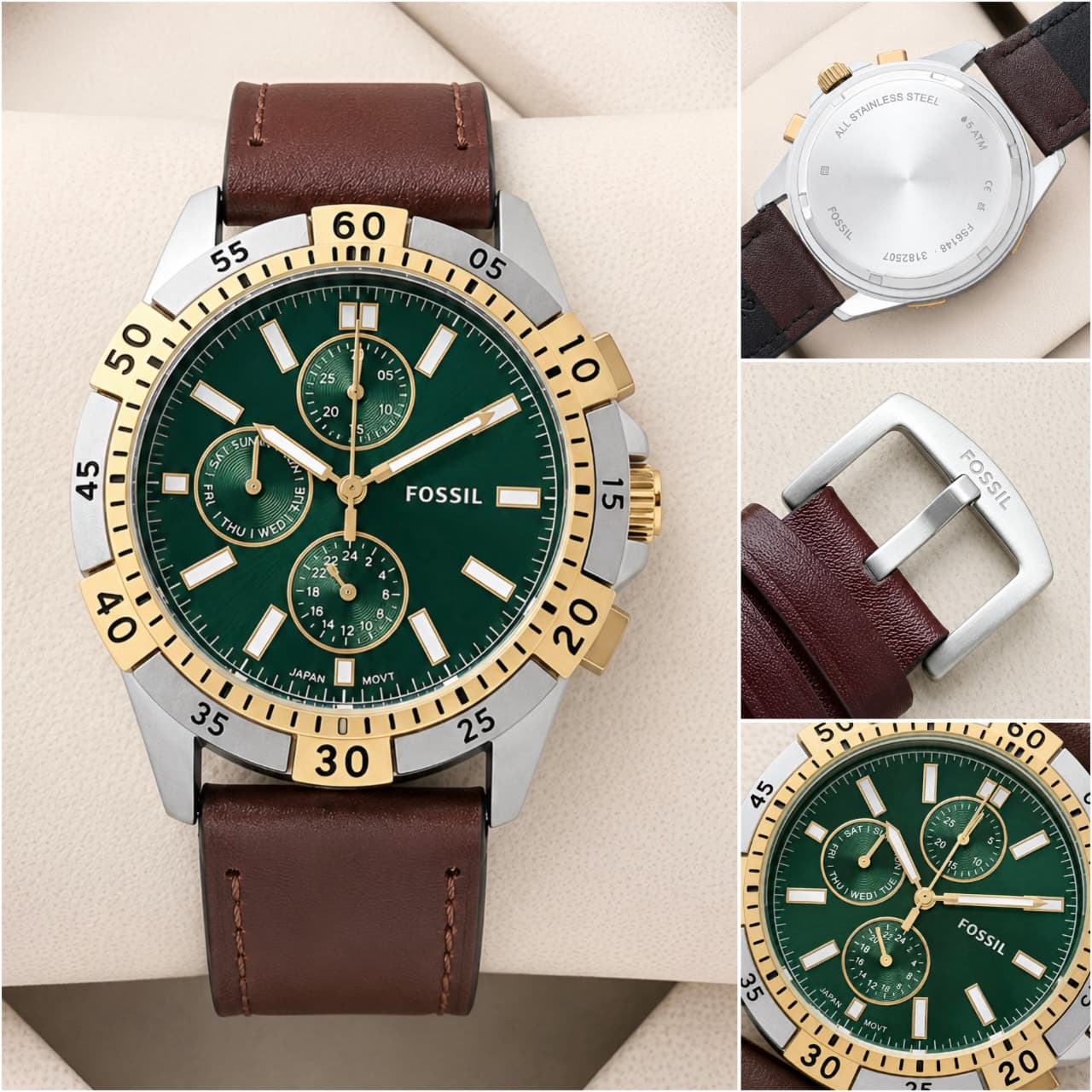 Fossil Garrett FS6147—a perfect combination of rugged performance and timeless elegance. ⌚
