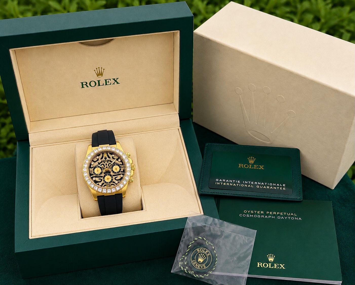 Rolex  Eye of The Tiger Edition  Premium Quality     Genuine Silicon Band